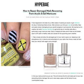 Dermelect Transfix Nail Restore Base Coat bottle emphasizes nourishing ingredients