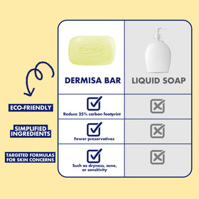 Dermisa Brightening Bar parabens and sulfates-free formula for sensitive skin