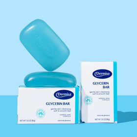 Dermisa glycerin bar vegetable-base—paraben- and sulfate-free cleansing option.