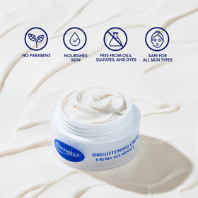 Dermisa kojic acid arbutin licorice label with key ingredients