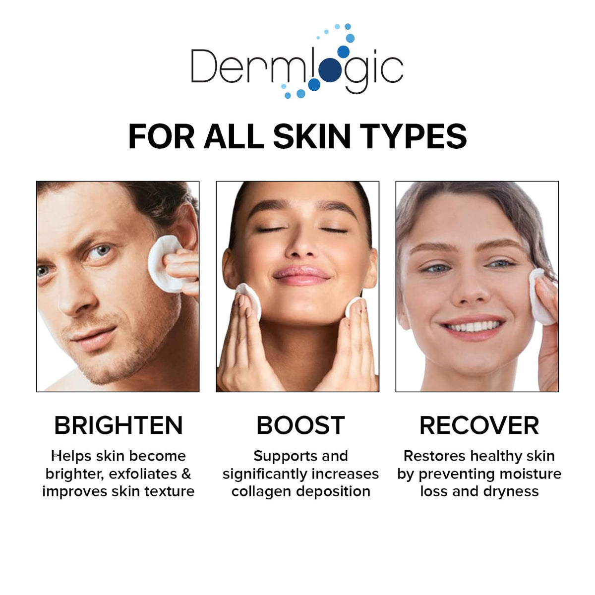 Dermlogic salicylic acid exfoliation helps clear pores and refine texture