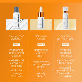 Dermalogica BioLumin-C Serum bottle designed to brighten and even skin tone.