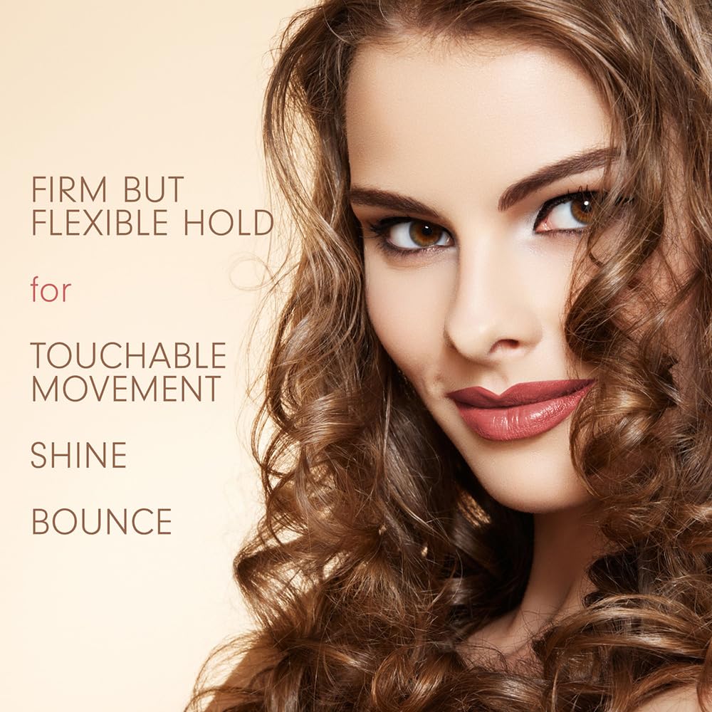 DermOrganic Sculpting Spray shows a finished look with light-to-medium hold