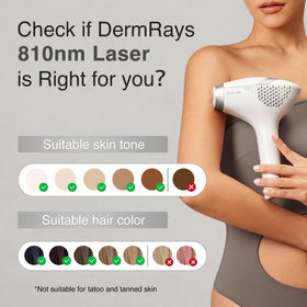 DermRays V8S Auto Mode provides continuous flashes for easy treatments