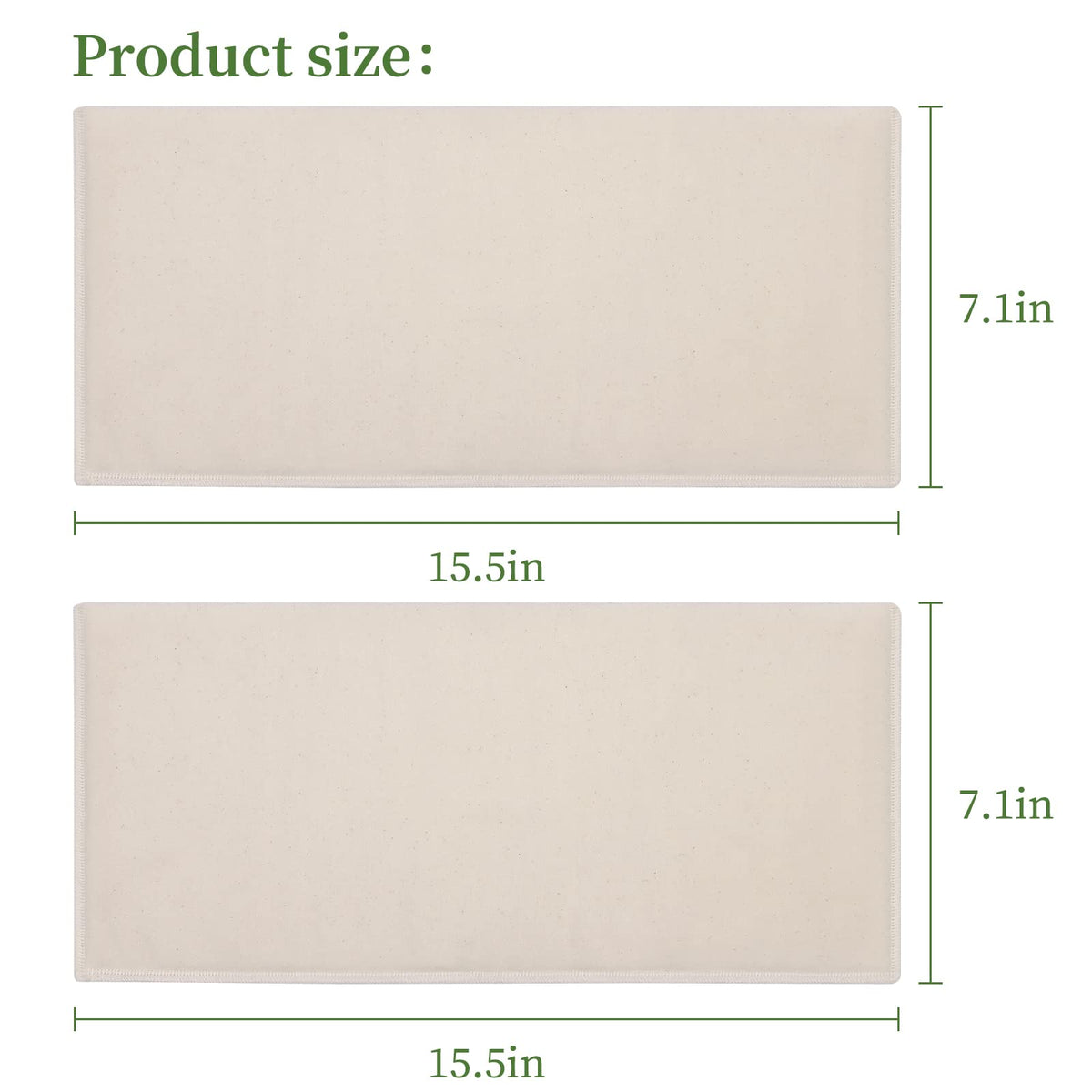 DEROWN wellness pack includes two flannel pieces for versatile care sessions.