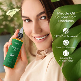 Dersie Batana Oil packaging and dual-product duo for routine care