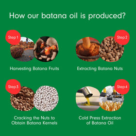 Dersie Batana Oil on shiny hair shows nourishing moisture and manageability.