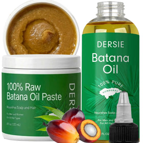 Dersie Batana Oil Paste Raw close-up showing rich texture for weekly moisture care