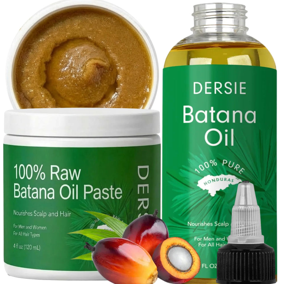 Dersie Batana Oil Paste Raw close-up showing rich texture for weekly moisture care