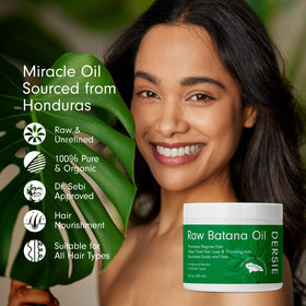 Dersie Batana Oil is pure and organic for clean, chemical-free hair care.