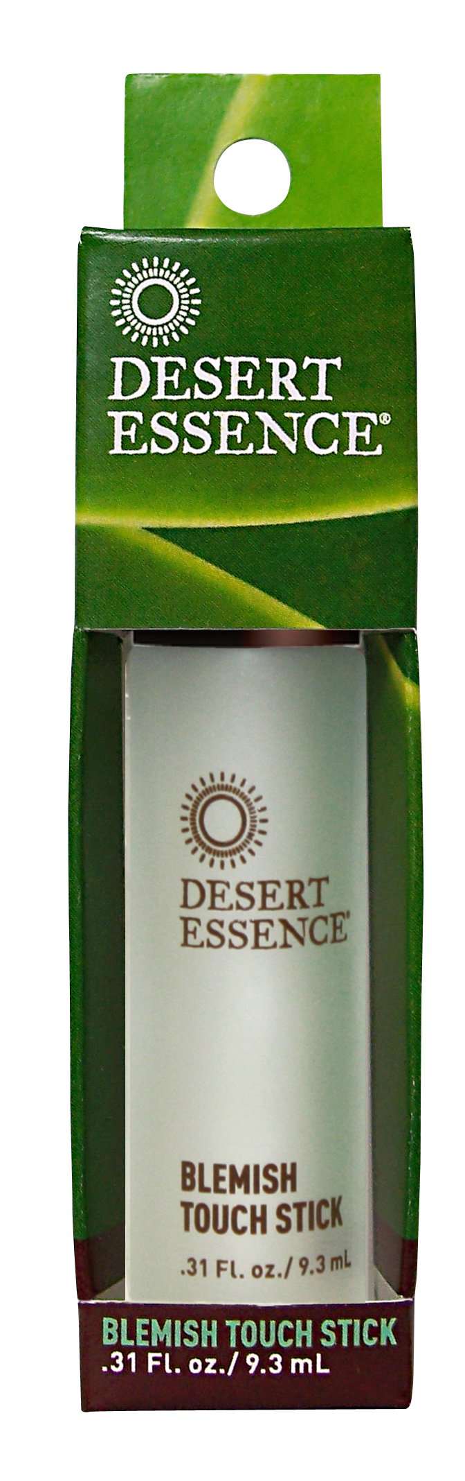 Desert Essence Blemish Stx Tea Tree bottle aids oil control and clearer skin.