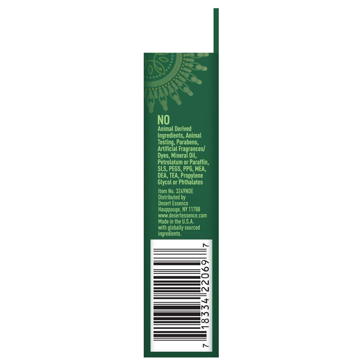 Lavender notes in Desert Essence blemish touch stick.