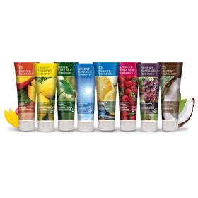 Desert Essence coconut hair care set leaves soft, silk-like hair.