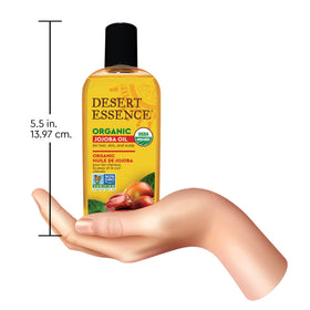 Desert Essence Jojoba Oil helps with dry patches in winter routine.