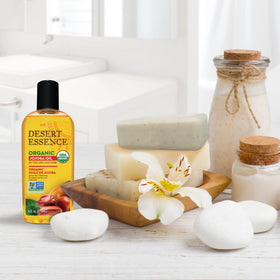 Desert Essence Jojoba Oil pack of 2 offers value for care routines.