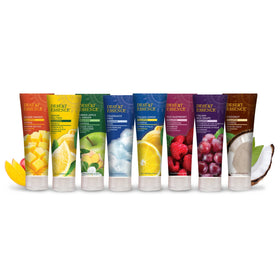 Desert Essence Lemon Shampoo on a bathroom shelf ready for routine.
