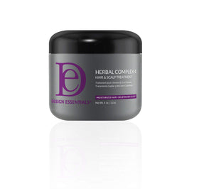 Design Essentials Herbal Complex 4 bottle ready for daily scalp hydration