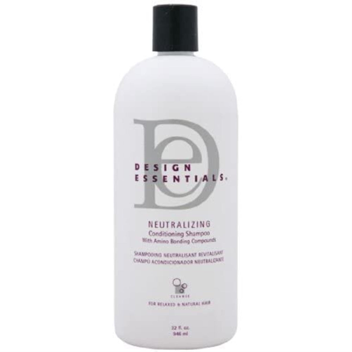 Design Essentials Milk & Honey Neutralizing Shampoo label highlighting ingredients and usage