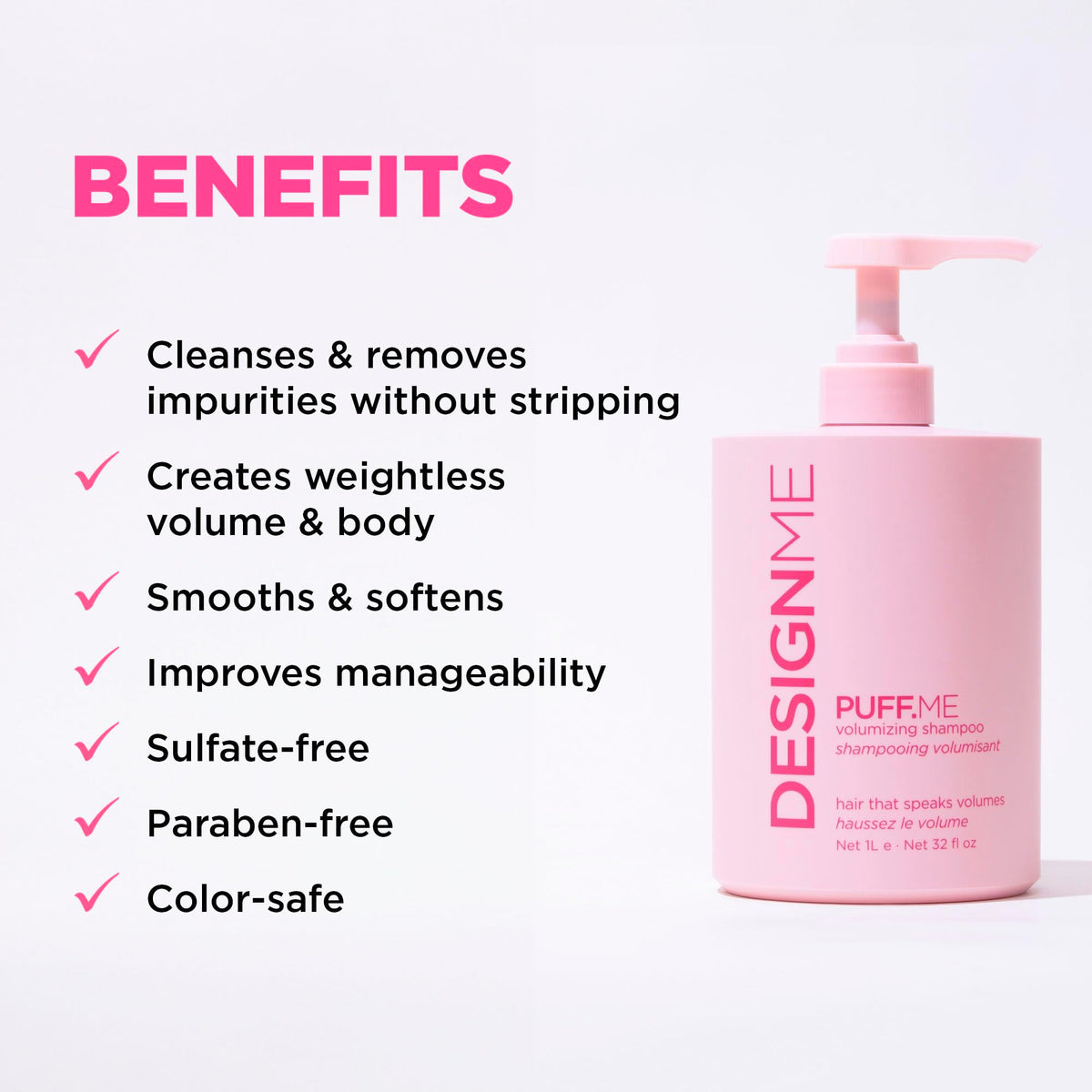 Design.Me Puff.Me pump dispensing product for easy application