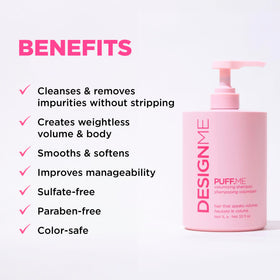 Design.Me Puff.Me pump dispensing product for easy application