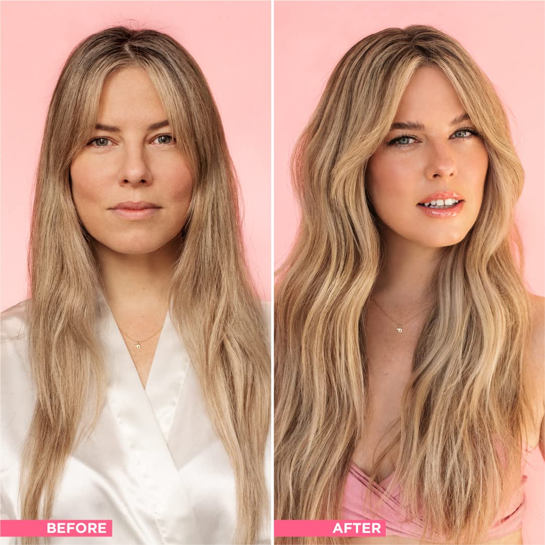 Design.Me Puff.Me close-up of shine demonstrates enhanced radiance