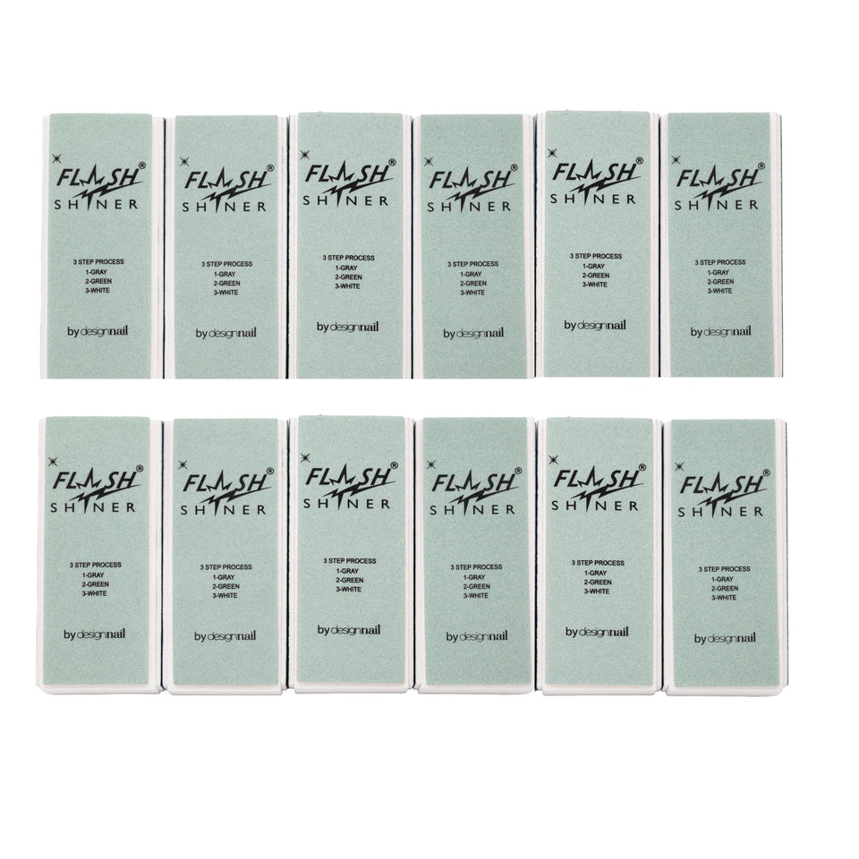 Design Nail Flash Shiner Block gray-black smoothing for a smoother natural nail surface
