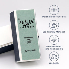 Design Nail Flash Shiner Block green conditioning to refine nails and boost flexibility