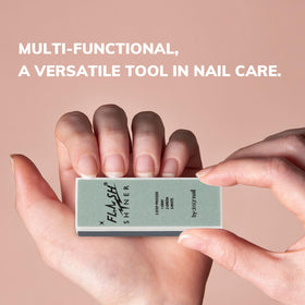 Design Nail Flash Shiner Block pack-12 for home and salon manicures