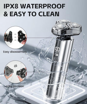 Detona razor complete kit with brush and trimmer.