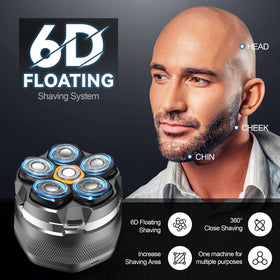 Detona head shaver 10,000 RPM motor for powerful, smooth shaving.