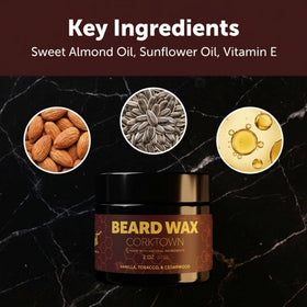 Detroit Grooming Co. almond oil bottle highlights nourishing care