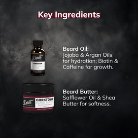 Detroit Grooming Co Corktown beard butter tin for moisture and easier styling.