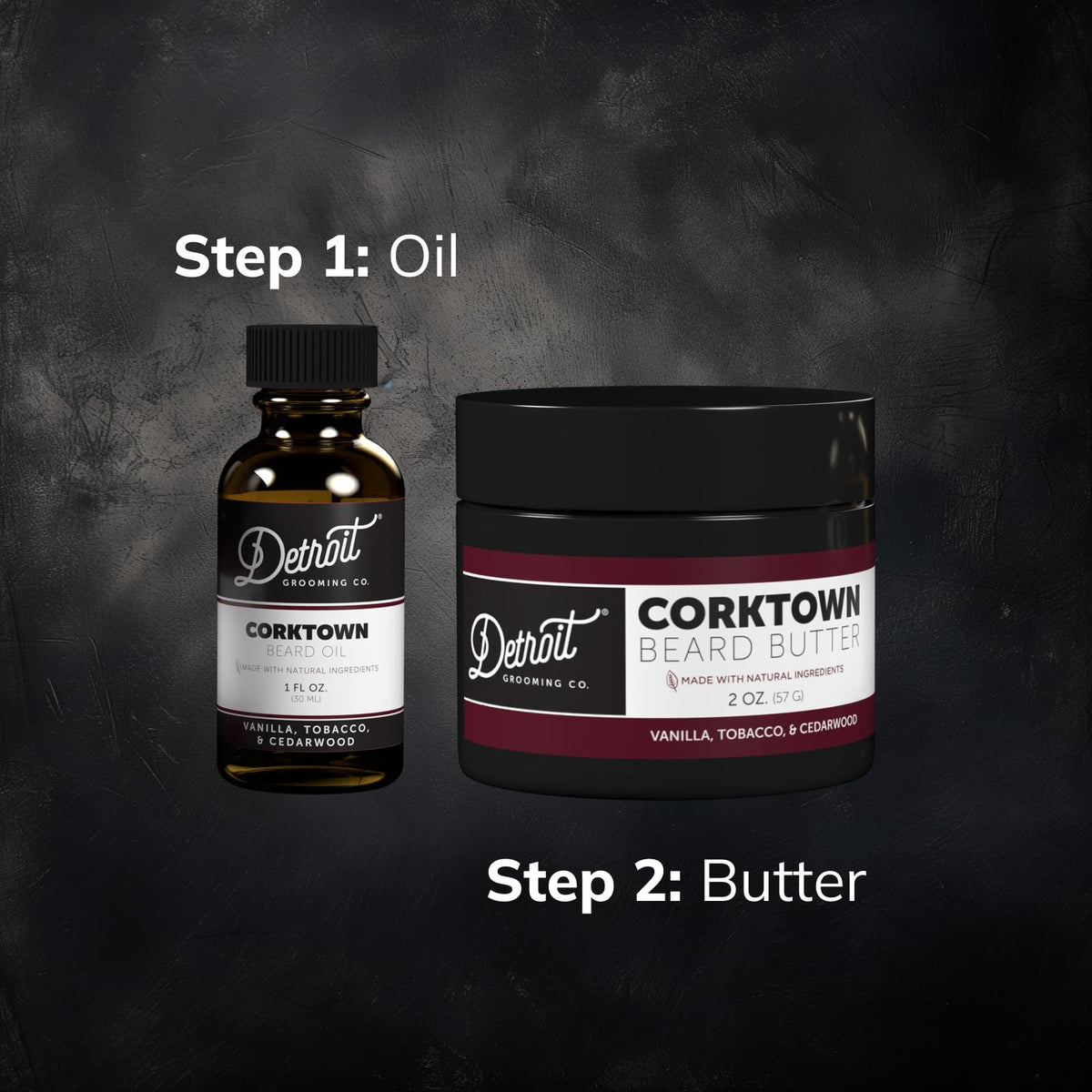 Detroit Grooming Co Corktown bundle box showcases complete beard care.
