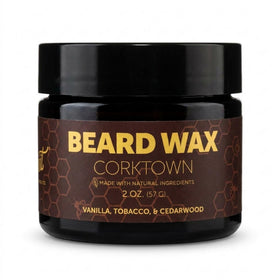 Detroit Grooming Co. strong hold beard wax jar for precise shaping