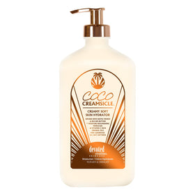 Devoted Creations Coco Creamsicle bottle for daily hydration and soft skin.