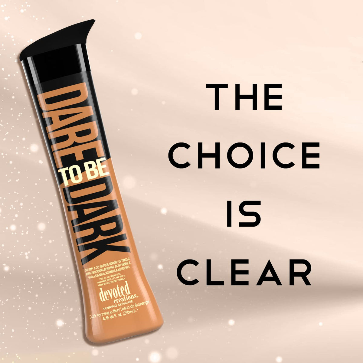 Devoted Creations Dare to be Dark cucumber extract helps soothe irritation.