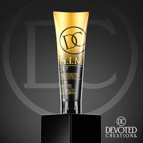 Devoted Creations HIM Jet creamy lotion texture for silky coverage.