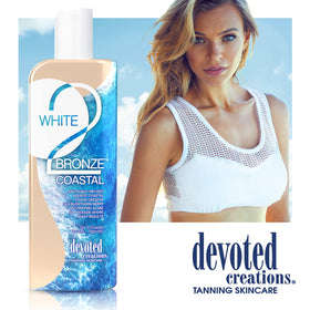 Devoted Creations White 2 Bronze Optimizer cream texture nourishes and softens the skin.