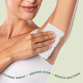 Dew Well Deodorant Wipes cucumber scent ready for refreshing cleanse.