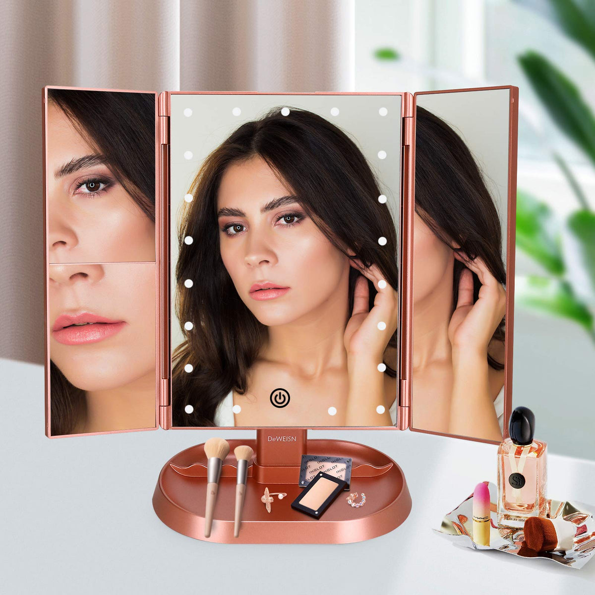 Deweisn gift-ready packaging appeals to makeup lovers and gift-givers.