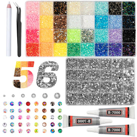 DEWJDFSC bedazzling kit two-boxes organized for crafting projects