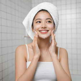 Dewvia botanical extracts like rose and pomegranate add refined skincare-inspired notes.
