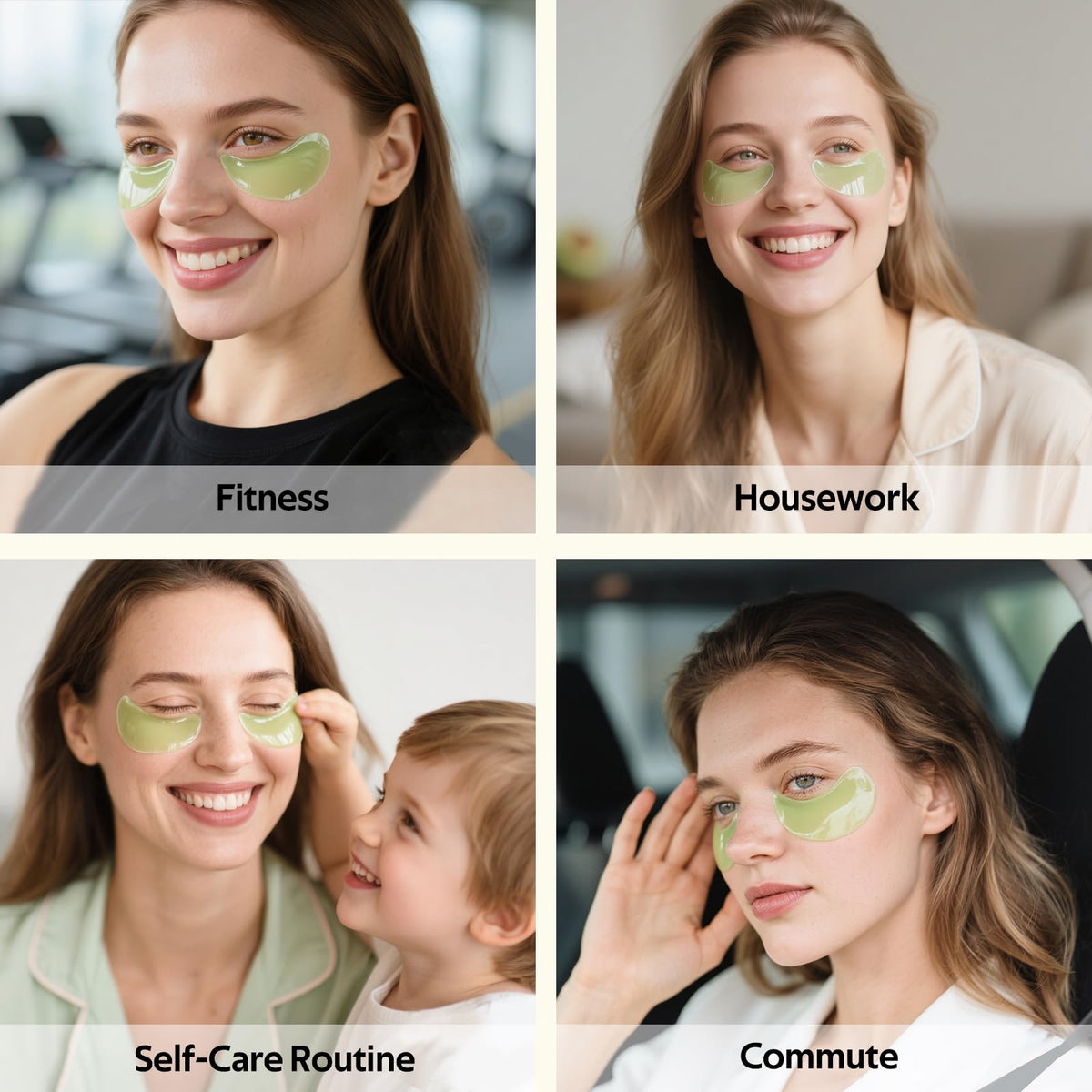dewyhour fast-absorbing non-sticky eye patches leave skin light and comfortable