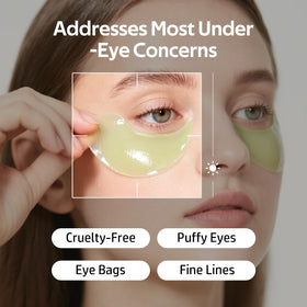 dewyhour vegan cruelty-free eye patches emphasize ethical skincare choice