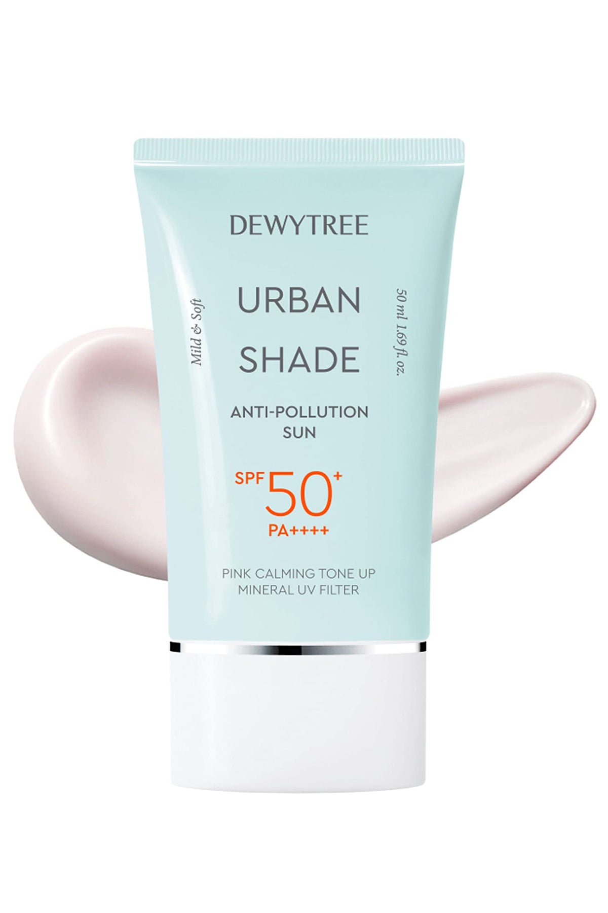 DEWYTREE Urban Shade bottle-pump with SPF50+ PA++++ for daily protection and matte finish