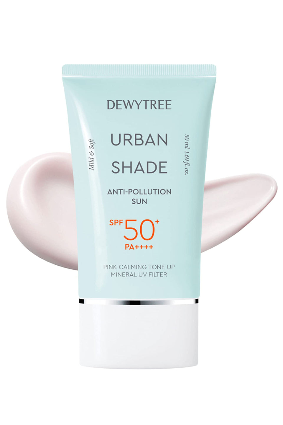 DEWYTREE Urban Shade bottle-pump with SPF50+ PA++++ for daily protection and matte finish