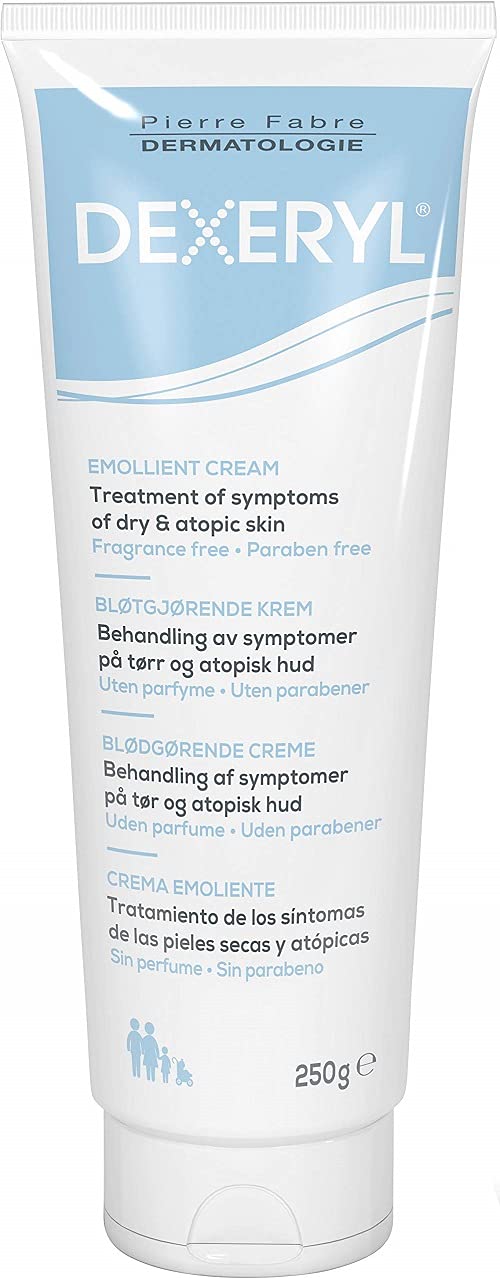 DEXERYL Cream 250g texture close-up shows rich emollient for dry skin