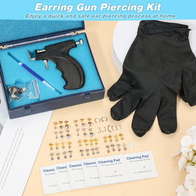 Dexpinzo nose rings included for versatile piercing options.