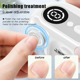 DEYOT nail file edges smoothly for a salon-finish look.