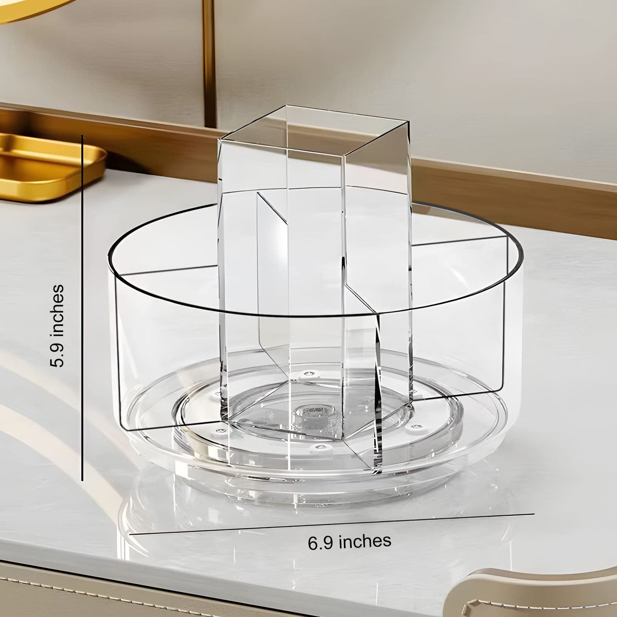 Dezzer multipurpose organizer supports skincare, perfumes, and accessories